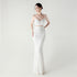Graceful Sequin Embellished Mesh Mermaid Maxi Dress